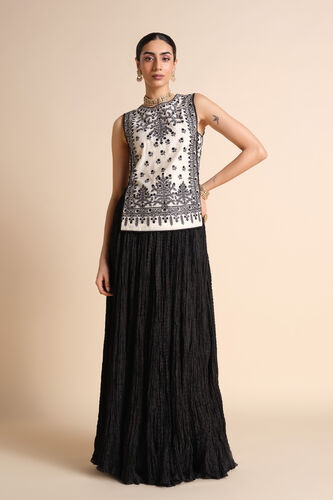 Sawsan Embroidered Skirt Set - White, White, image 6